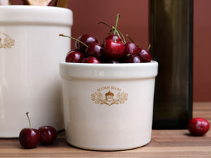 Stoneware Crock (1 Pint)-Farmhouse Style Crock for Baking, Decoration or Display from Acorn Bluff Home-FREE shipping!